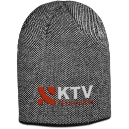 Quebec Acrylic Beanie Black Branded